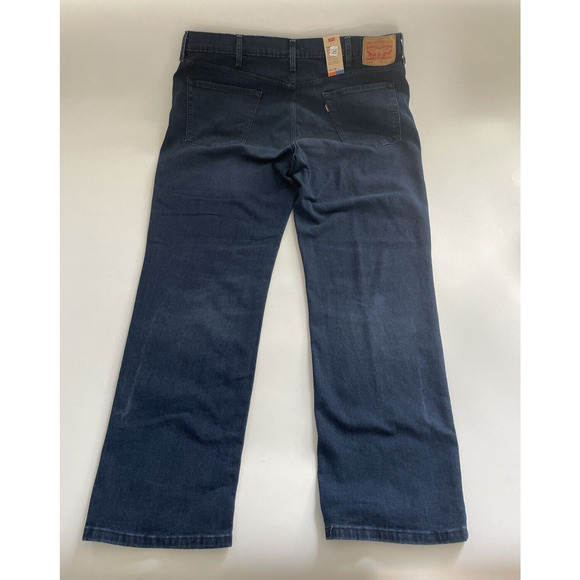 Levis Men Jeans 541 Athletic Fit Taper Stretch All Season Tech Dark Blue 42 x 32 - Picture 2 of 10